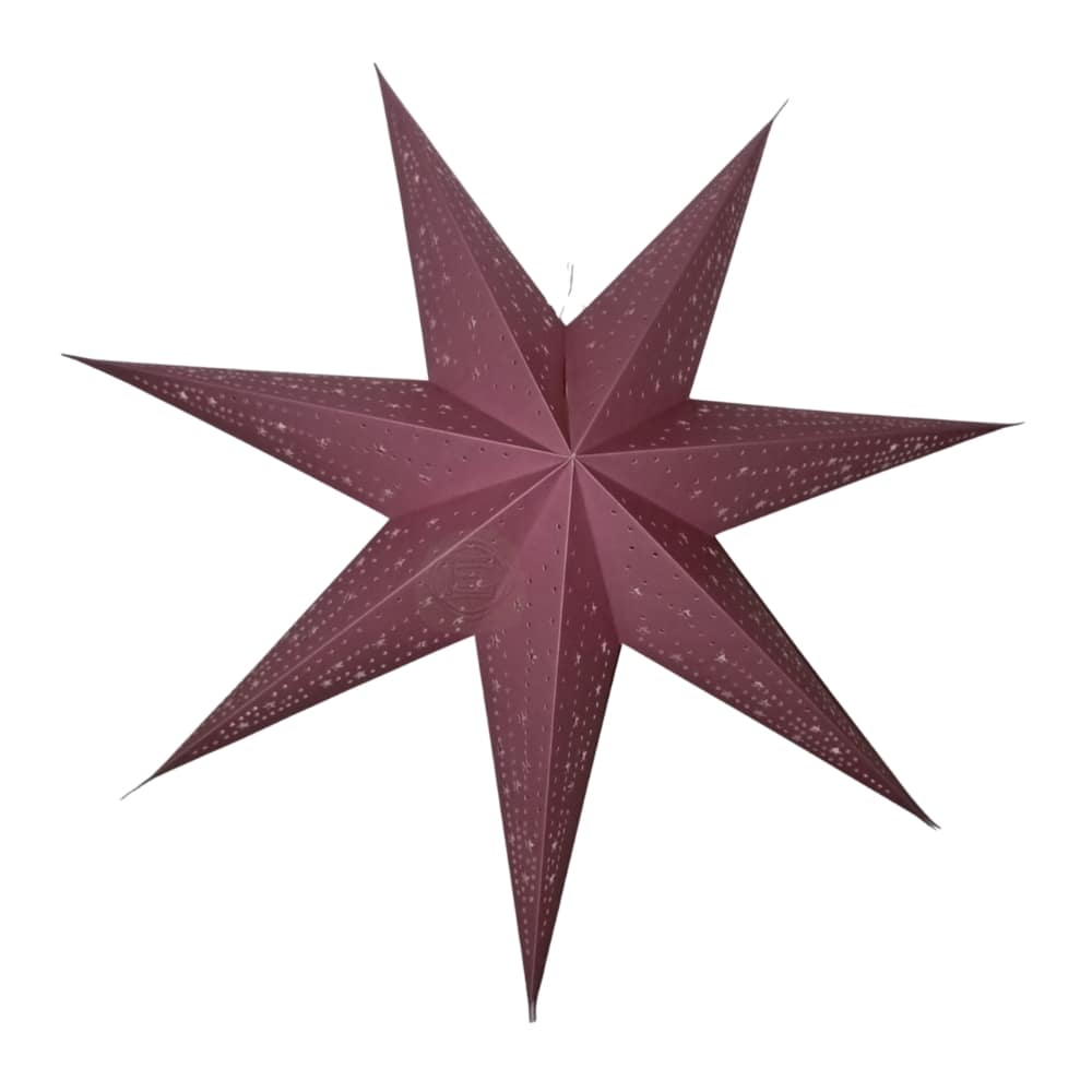 EP21-001 Pink 7 Pointer Punched Star