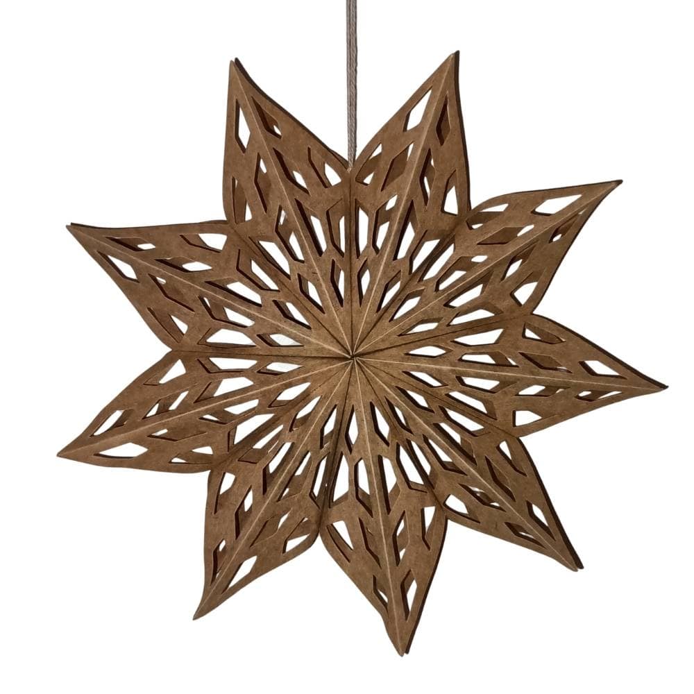EP23-032 Dia 20 CM Natural Paper Snowflakes