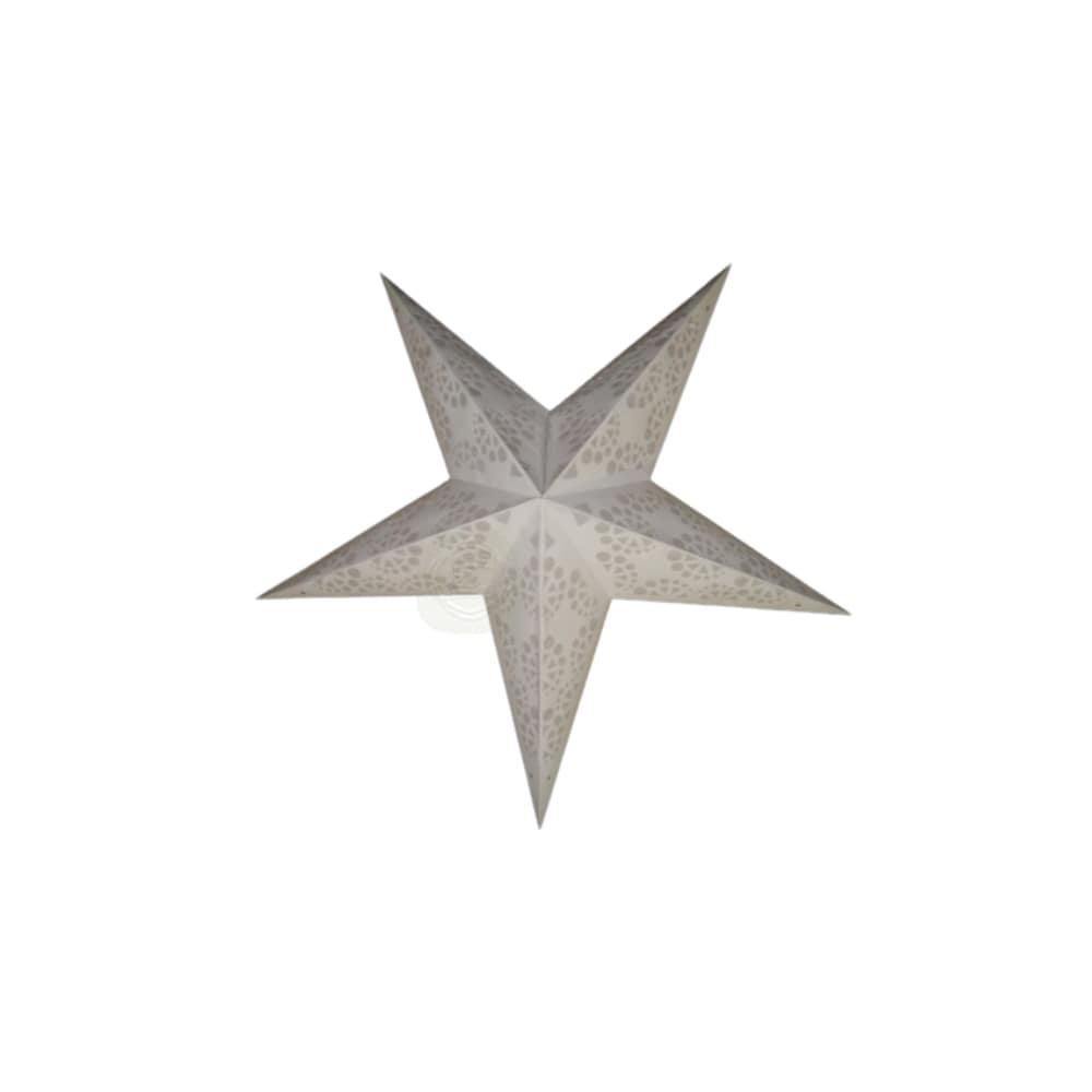 EPL 913-5 PTR White 5 Pointer Paperlined Star