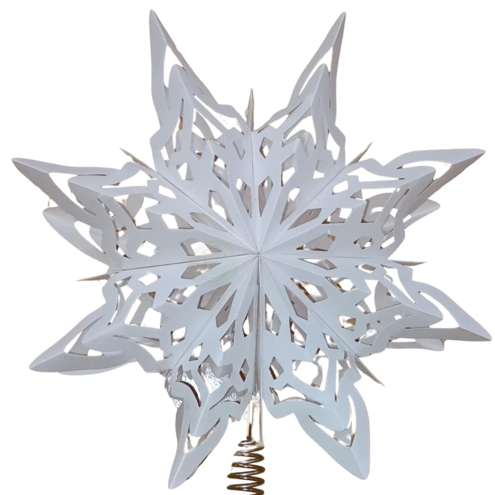 ETT21-008 Doily Tree topper with Nickel Coated Iron Stand