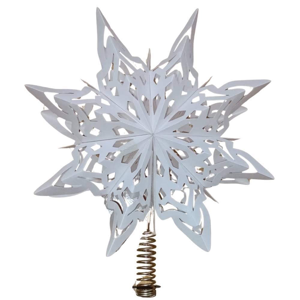 ETT21-008 Doily Tree topper with Nickel Coated Iron Stand