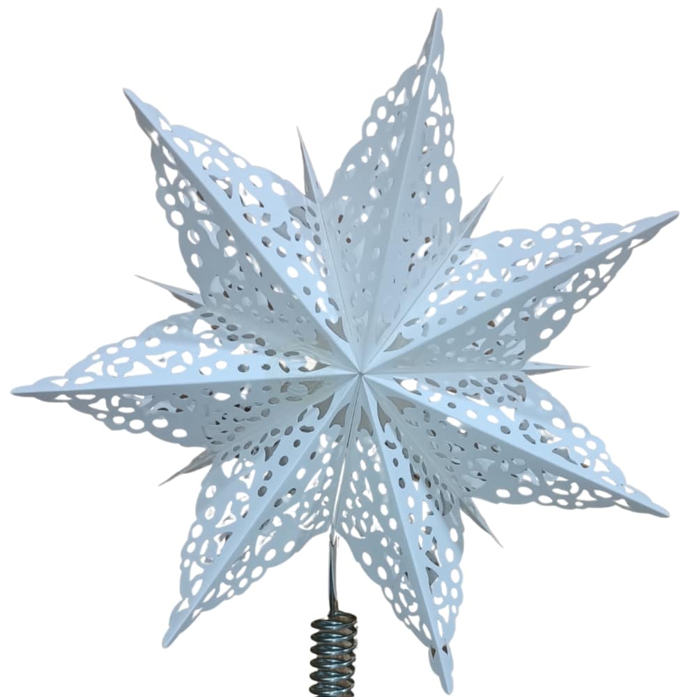 ETT21-009 Doily Tree topper with Nickel Coated Iron Stand