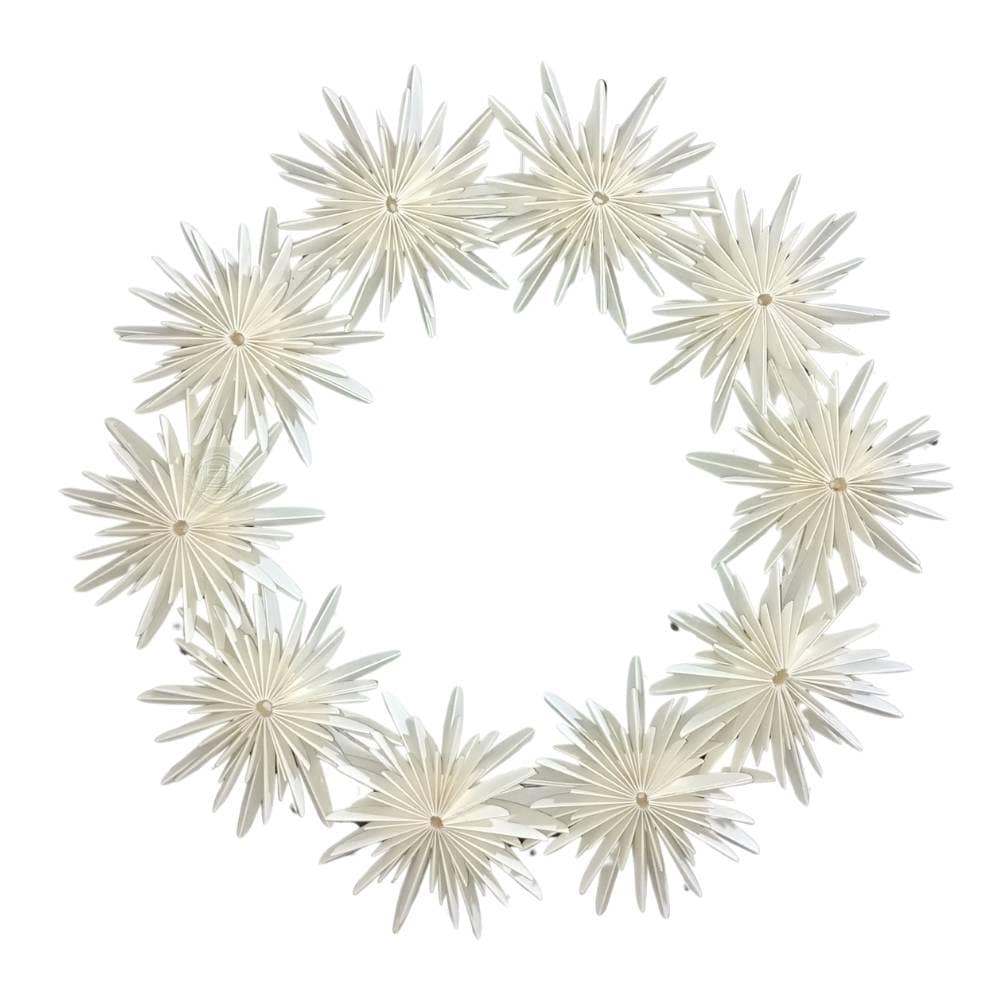 EW 002 Dust Star Paper Wreath