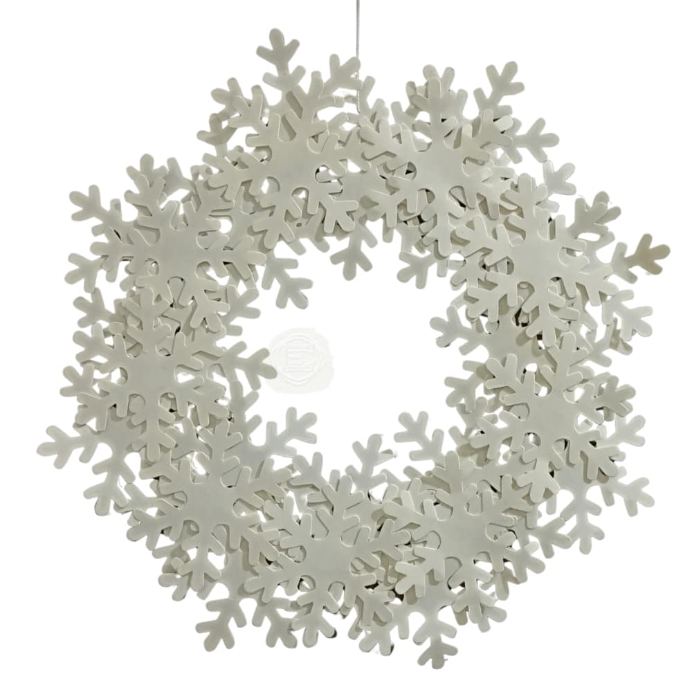 EW 006 Snowfalkes Paper Wreath